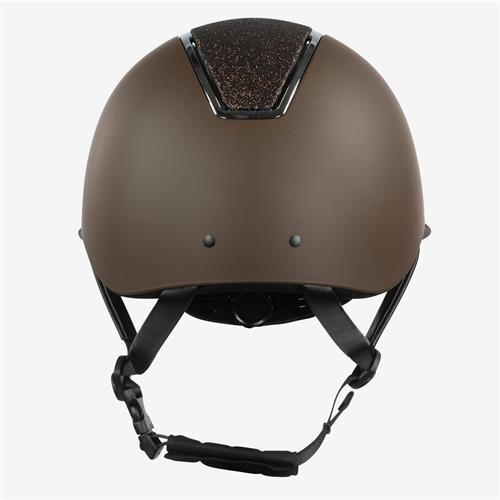 Přilba jezdecká Monarch Glitter, hnědá, 52-54 Přilba jezdecká Monarch Glitter, hnědá, 52-54
