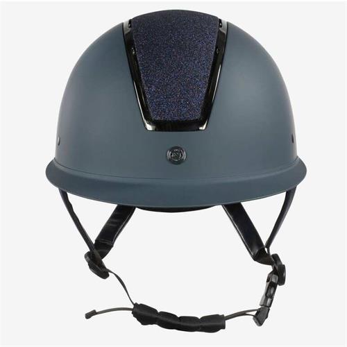 Jezdecká přilba Horze Monarch Glitter, modrá - vel. 52-54 Přilba jezdecká Monarch Glitter, modrá, 52-54
