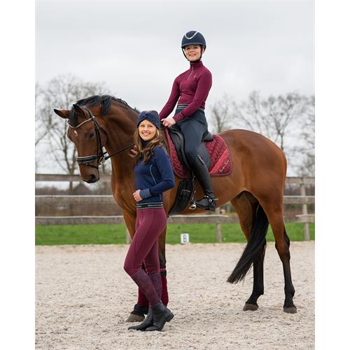 Termolegíny dámské QHP Porto, vínové - vel. 40 Termolegíny dámské QHP Porto, vínové, vel. 40