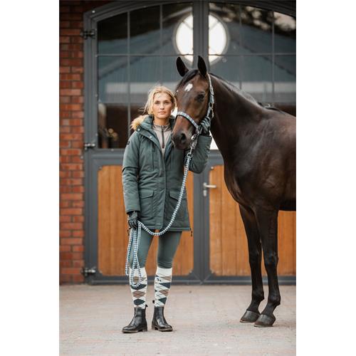 Dámská zimní bunda Horze Brooke, antracitová - vel. 36 Bunda zimní dlouhá Horze Brooke, antracit, 36