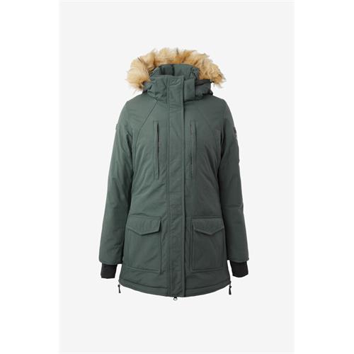 Dámská zimní bunda Horze Brooke, antracitová - vel. 36 Bunda zimní dlouhá Horze Brooke, antracit, 36