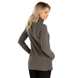 Dámská mikina Litex s řaseným límcem, šedá