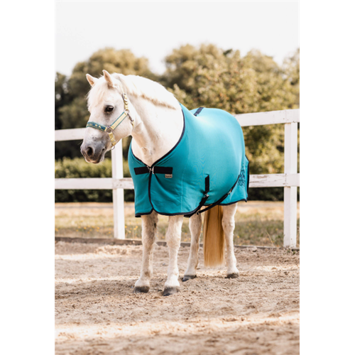 Odpocovací deka Horze Magic, tyrkysová, Pony - vel. 75 cm - II. jakost Deka odpoc. Horze Magic Pony, tyrkys, 75 cm