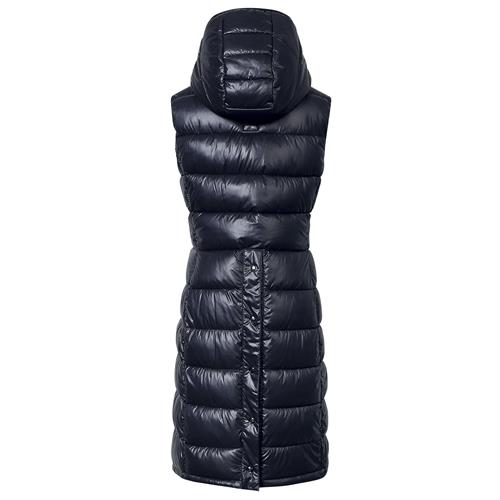 Dámská zimní vesta Covalliero 2023, dlouhá, modrá - vel. XS Vesta zimní Covalliero 2023, modrá, XS