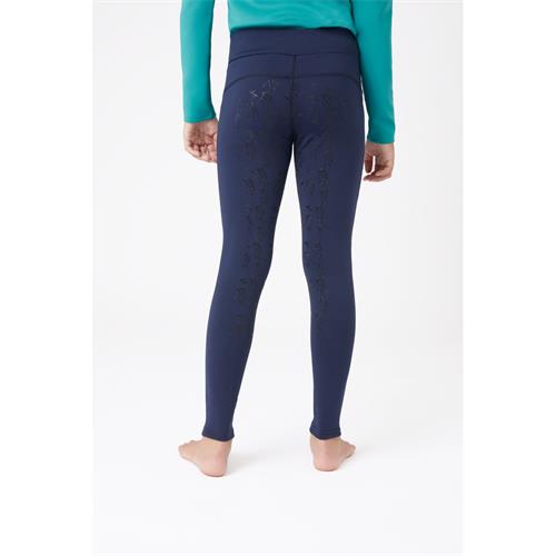 Dětské jezdecké leginy Horze Femke, modré - vel. 150 Leginy dětské zimní Horze Femke, modré, 150