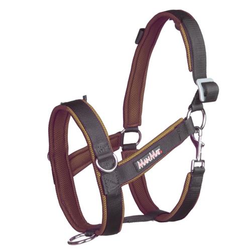 Stájová ohlávka MANMAT, směs barev - vel. XXL Ohlávka stájová, MANMAT, směs barev, vel. XXL- XX Full