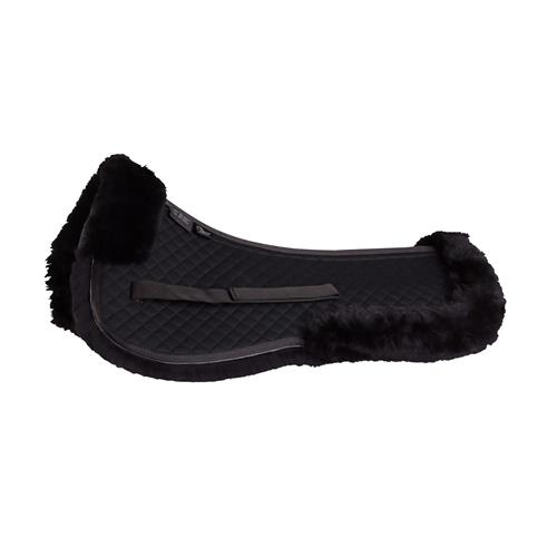 Podsedlová podložka HH s pravým beránkem, černá - Full Podsedlová podložka HH s pravým beránkem