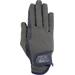 Jezdecké rukavice USG Malibu, šedo-modré - vel. L Rukavice jezdecké USG Malibu, šedo-modré