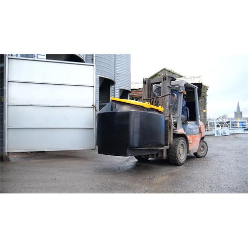 Zásobník na sypké hmoty s hladkým dnem, 750 kg/1000 l Zásobník na sypké hmoty s hladkým dnem, 750 kg/1000 l