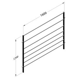 Panel pro ovce BASIC, žárově pozinkováné