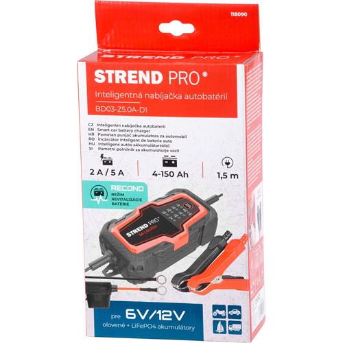 Nabíječka na autobaterie Strend Pro BD03-Z5.0A-D1, 85W, 5A, 6V/12V, LED Nabíječka na autobaterie Strend Pro BD03-Z5.0A-D1, 85W, 5A, 6V/12V, LED