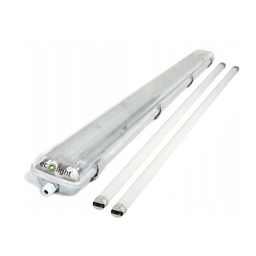 LED svítidlo ECOlight  120 cm, 2x LED trubice 18W, 2x 1800 lm, neutrální bílá LED svítidlo ECOlight  120 cm, 2x LED trubice 18W, 2x 1800 lm, neutrální bílá