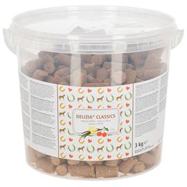 Pamlsky pro koně Delizia vanilka+třešeň, 3 kg