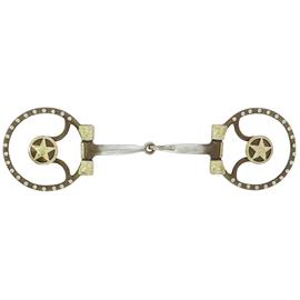 Westernové show udidlo, 1x lomené, vel. 12,5 cm