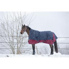 Nepromokavá deka Equithéme Tyrex 50g, 1200D, modro-vínová