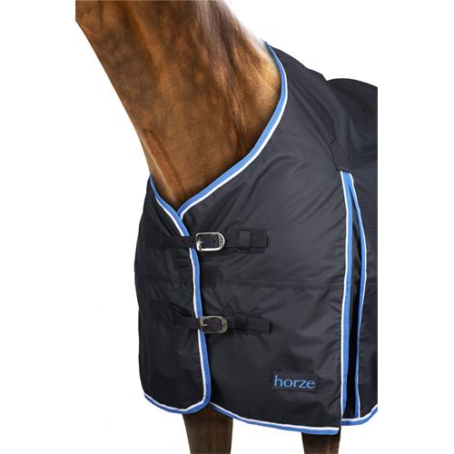 Nepromokavá deka Horze Glasgow, 100g, modrá - vel. 135/185 Deka neprom. Horze Glasgow, 100g, modrá, 135cm