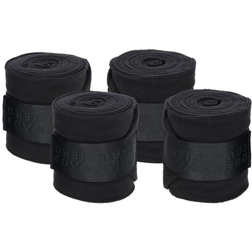 Fleecové bandáže Covalliero AW 2025/26 - černé Bandáže fleecové Covalliero AW 25/26, černé