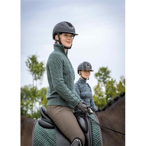 Dámský svetr s vlnou HVP Dunya AW 25/26, tmavě zelený - vel. M Svetr s vlnou dámský HVP Dunya AW 25/26, zelený, vel. M