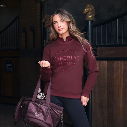 Dámská mikina IRH AW 2025/26 Joyce, vínová - vel. S Mikina dámská IRH Joyce AW 25/26, vínová, vel. S