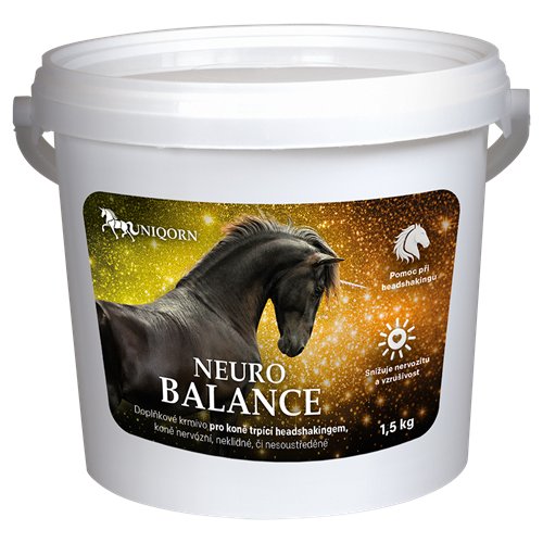 Doplněk pro koně Uniqorn Neuro Balance, 1,5 kg Doplněk pro koně Uniqorn Neuro Balance, 1,5 kg