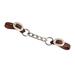 Řemínek podbradní s řetízkem Lakota, jednoduchý, hnědý Řemínek podbradní s řetízkem Lakota, jednoduchý, hnědý