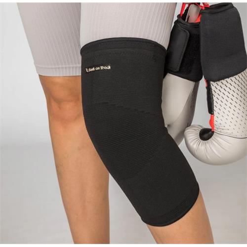 Terapeutická bandáž na koleno Back on Track X-Stretch, černá - vel. M Bandáž na koleno Back on Track X-Stretch, vel. M