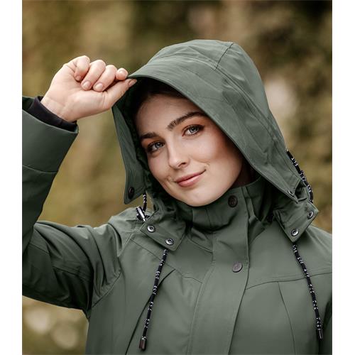 Jezdecká parka ELT Ontario, tmavě zelená, vel. XXL Jezdecká parka ELT Ontario, tmavě zelená, vel. XXL