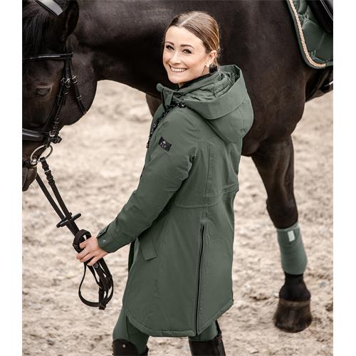 Jezdecká parka ELT Ontario, tmavě zelená, vel. XXL Jezdecká parka ELT Ontario, tmavě zelená, vel. XXL