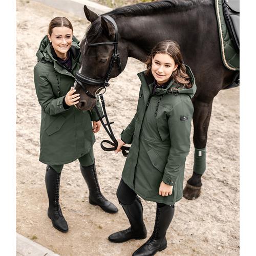 Jezdecká parka ELT Ontario, tmavě zelená, vel. XXL Jezdecká parka ELT Ontario, tmavě zelená, vel. XXL