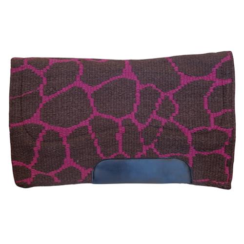 Westernová deka Burioni Showpad s vlnou, hnědo-růžová Westernová deka Burioni Showpad s vlnou, hnědo-růžová