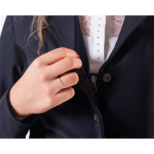 Dámské jezdecké sako QHP Noven, černé - vel. 36 Sako jezdecké QHP Noven, černé, vel. 36