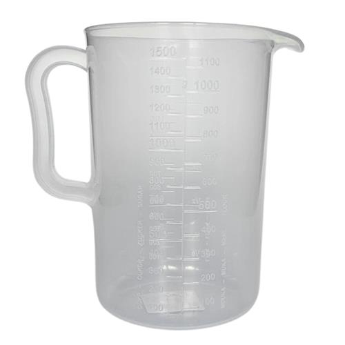 Džbán s měrkou 1,5 L, transparentní, kulatý Džbán s měrkou 1,5 L, transparentní, kulatý