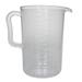 Džbán s měrkou 1,5 L, transparentní, kulatý Džbán s měrkou 1,5 L, transparentní, kulatý