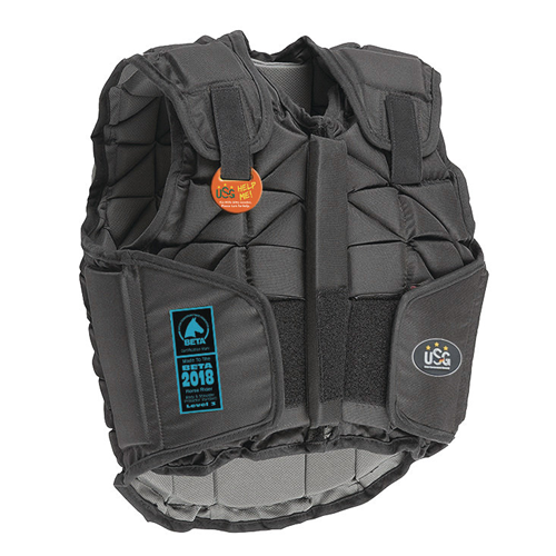 Jezdecká bezpečnostní vesta USG Flexi Motion, černá - vel. M Vesta bezp. USG, FLEXI Motion, černá, M