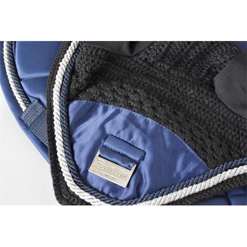 Set podsedlová dečka + čabraka Kentaur, saténový, VS - tmavě modrá Dečka Kentaur