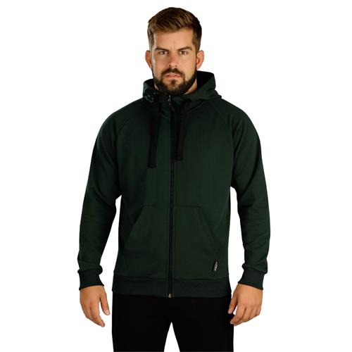 Pánská mikina Litex, tmavě zelená - vel. L Mikina pánská Litex, tmavě zelená, L