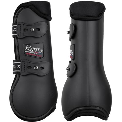 Chrániče Kentaur Mega Jump s neoprenem, černé - vel. 3 (Full) Chrániče Kentaur Mega Jump s neopr., černé, vel. 3