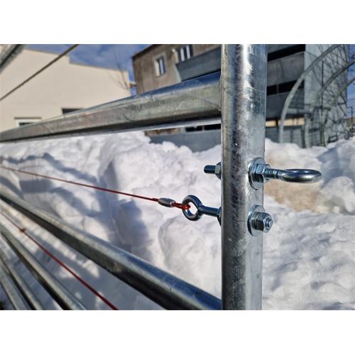 Šroub napínací s okem M10x80 mm, zn Šroub napínací s okem M10x80 mm, zn