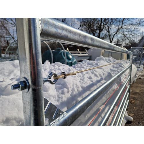 Šroub napínací s okem M10x80 mm, zn Šroub napínací s okem M10x80 mm, zn