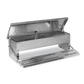 Nášlapné pozinkované krmítko Gaun, 56 cm