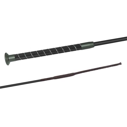 Drezurní bič Fleck Crystal, černý - 110 cm Bič drezurní FLECK Crystal, 110 cm