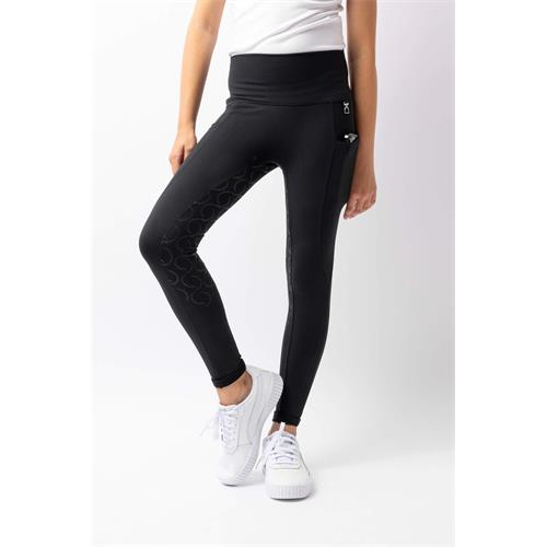 Dětské jezdecké legíny Horze Gillian, černé - vel. 158/164 Legíny dětské Horze Gillian, černé, 158/164