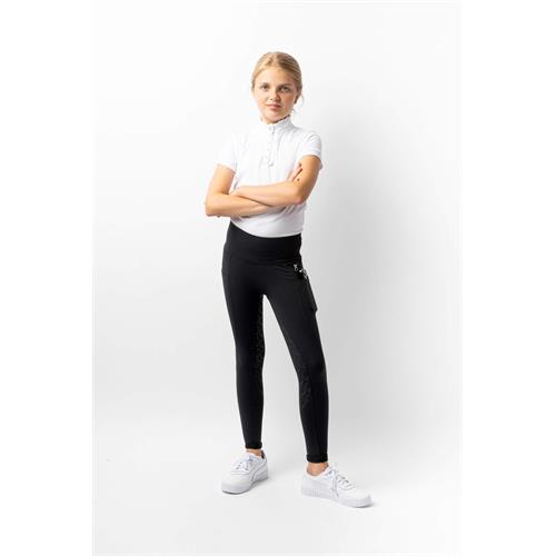 Dětské jezdecké legíny Horze Gillian, černé - vel. 158/164 Legíny dětské Horze Gillian, černé, 158/164