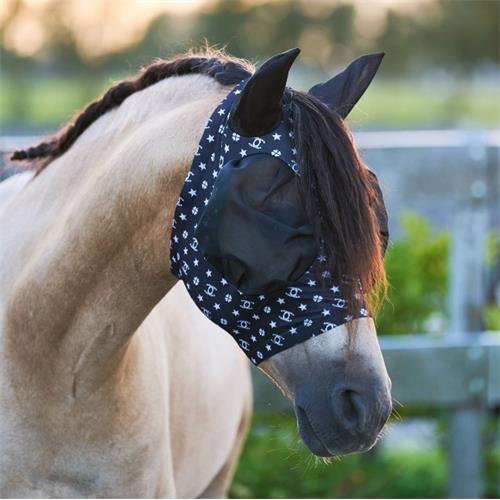 Maska proti hmyzu IRH SS 25, černá s potiskem - vel. X-Full Maska proti mouchám IRH SS 25, černá s potiskem, X-Full