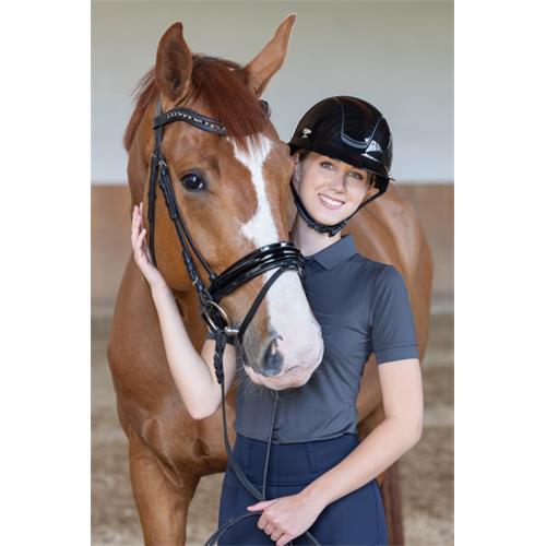 Jezdecká přilba Covalliero Eclipse Polo, černá - vel. 52-56 cm Přilba Covalliero Eclipse Polo, černá, vel. 52-56 cm