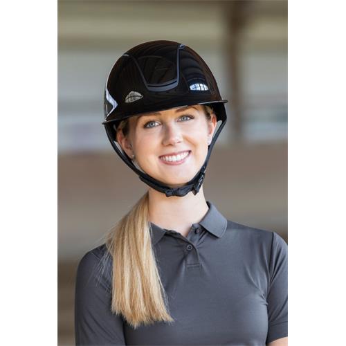 Jezdecká přilba Covalliero Eclipse Polo, černá - vel. 58-61 cm Přilba Covalliero Eclipse Polo, černá, vel. 58-61 cm