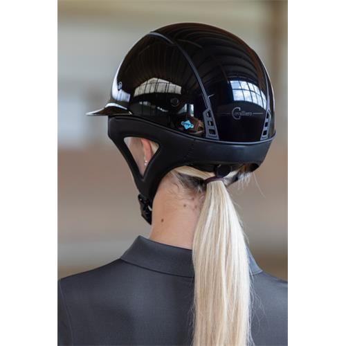 Jezdecká přilba Covalliero Eclipse Polo, černá - vel. 58-61 cm Přilba Covalliero Eclipse Polo, černá, vel. 58-61 cm