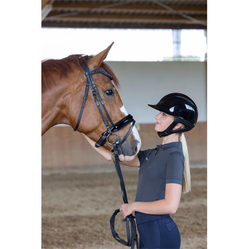 Jezdecká přilba Covalliero Eclipse Polo, černá - vel. 58-61 cm Přilba Covalliero Eclipse Polo, černá, vel. 58-61 cm