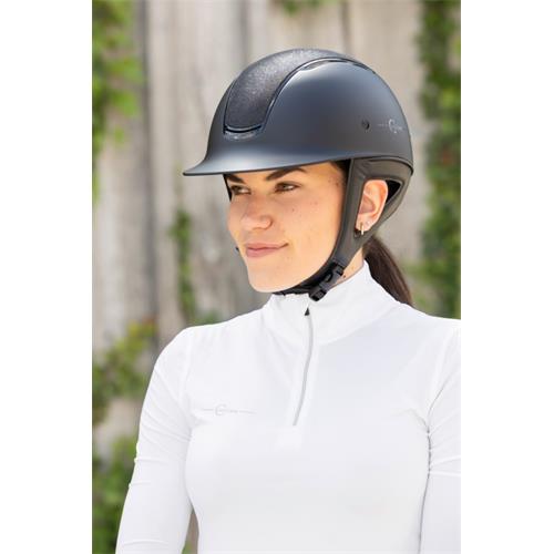 Jezdecká přilba Covalliero Eclipse Matt, černá - vel. 52-56 cm Přilba Covalliero Eclipse Matt, černá, vel. 52-56 cm