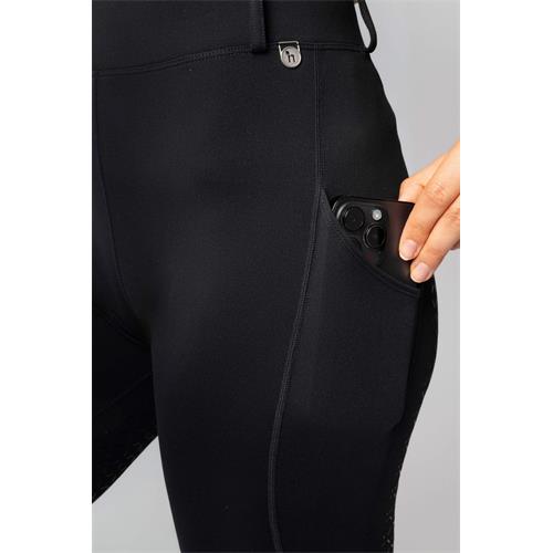 Dámské termolegíny Horze Dea AW 25/26, černé - vel. 38 Termolegíny dámské Horze AW 25/26 Dea, černé, vel. 38